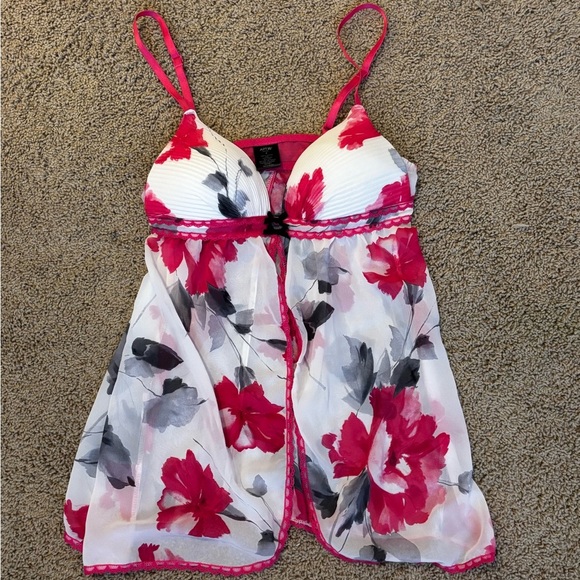 Women's Apt. 9® Stretch Lace Baby Doll Nightgown - Size Small - Picture 7 of 9